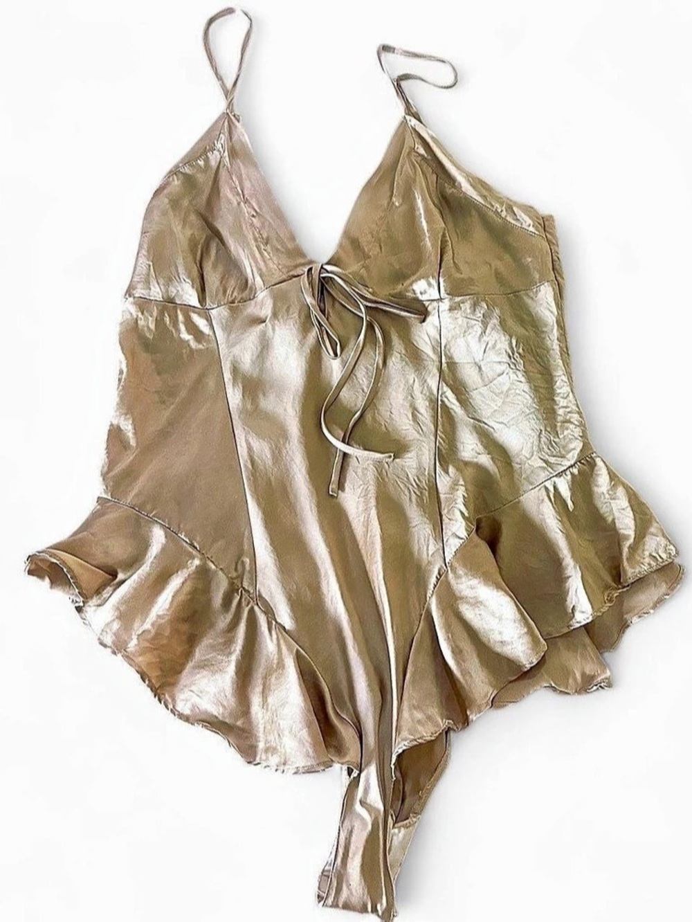 Vintage 100% silk teddy